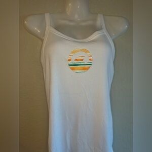 Hand sewn wave tank top